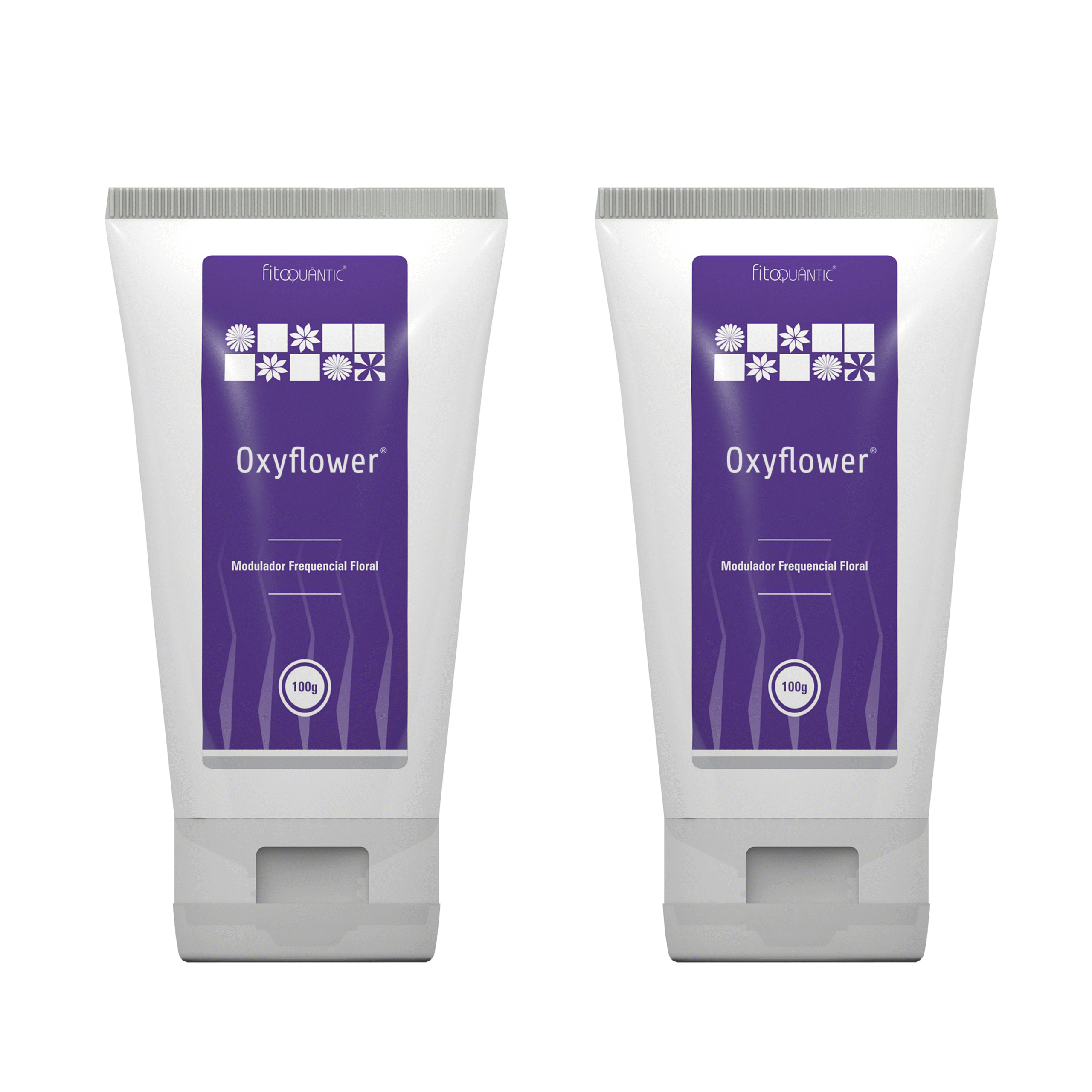 Oxyflower Kit 2 Géis 100g Fisioquântic Hidratação Pele