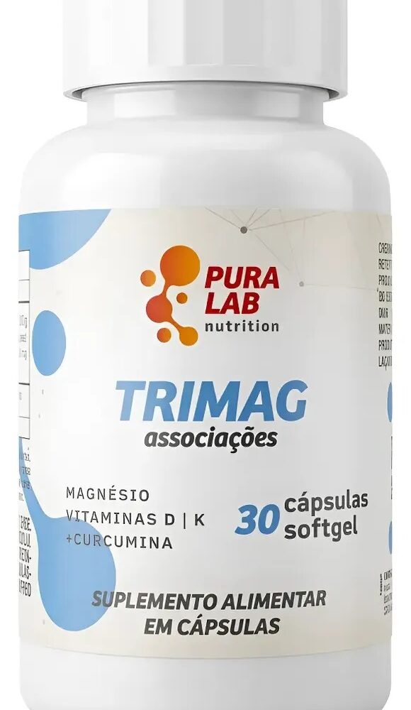 Trimag Vitamina D K Curcumina 30 Cápsulas | Pura Lab